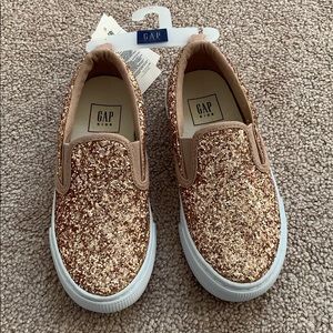 Rose Gold Glitter Shoes